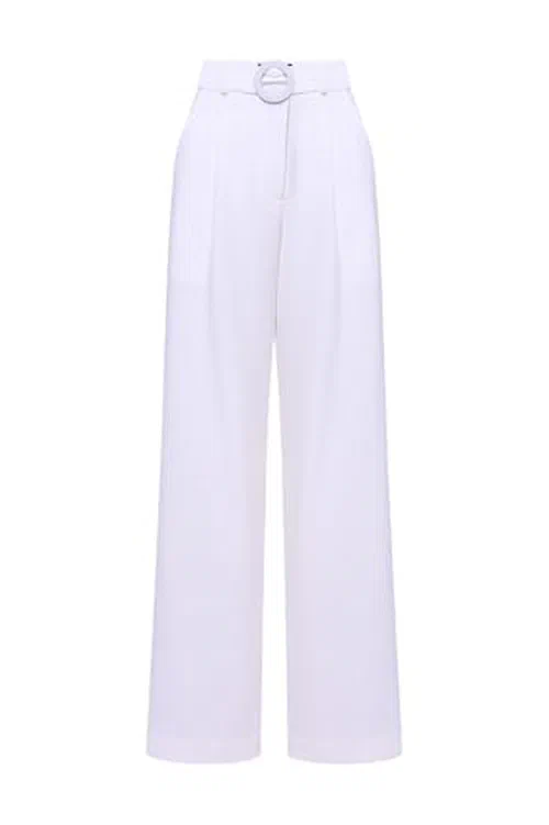 PATBO, Dhalia Crepe Pant, 6, Off White
