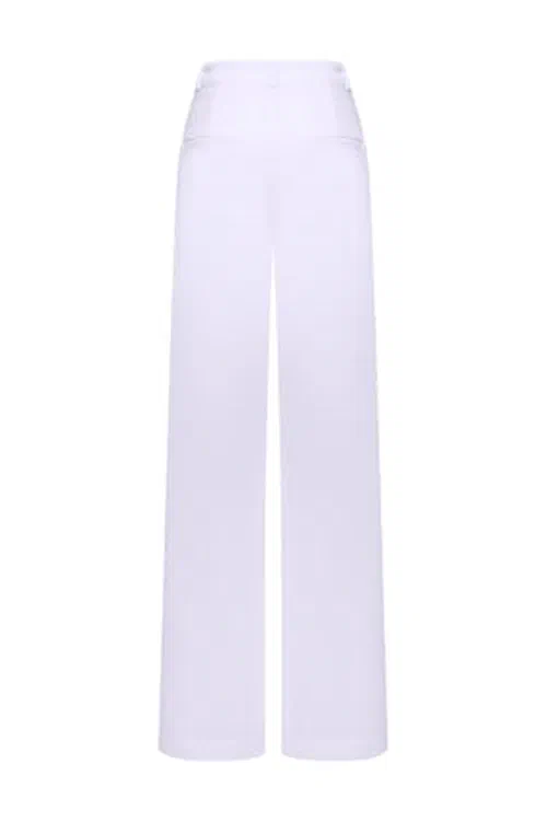 PATBO, Dhalia Crepe Pant, 6, Off White — view 3