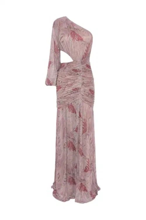 PATBO, Feathers Maxi Dress