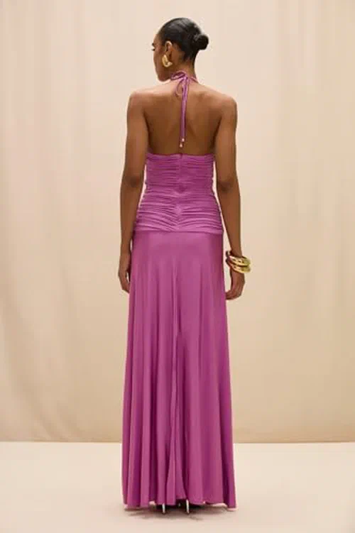 PATBO, Gisele Jersey Back Slit Maxi Dress — view 3