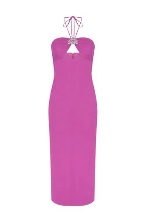 PATBO, Hilda Knit Midi Dress, S
