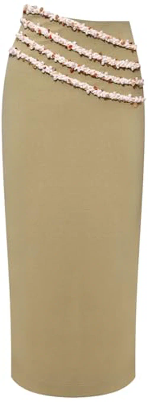 PATBO, Jade Knit Midi Skirt, XL
