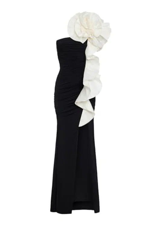 PATBO, Jersey Taffeta Maxi Dress