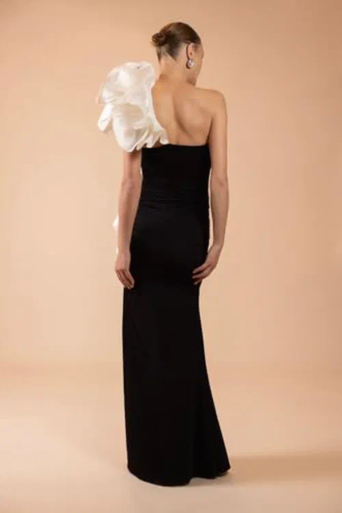 PATBO, Jersey Taffeta Maxi Dress — view 3