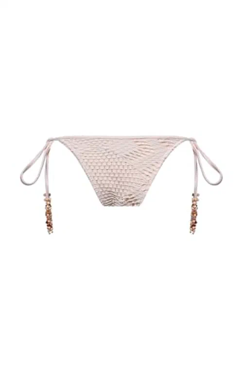 PATBO, Lyra Mesh Bikini Bottom, XS — view 3