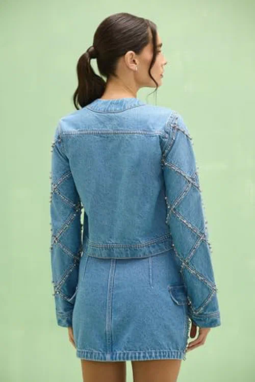 PATBO, Marina Denim Jacket — view 3