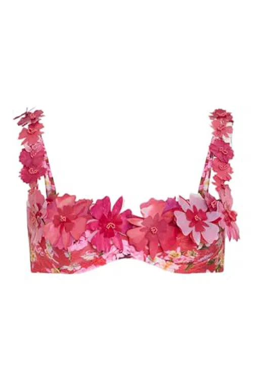PATBO, Peony Sequin Printed Top, M