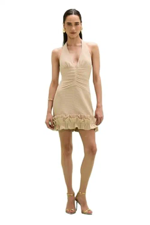 PATBO, Stella Mesh Mini Dress, M