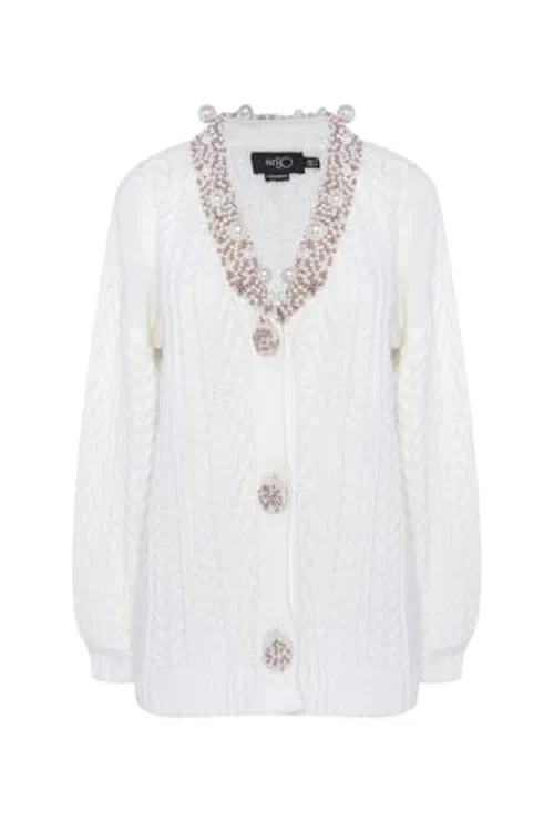 PATBO, Tricot Celia Pullover, XL, Off White
