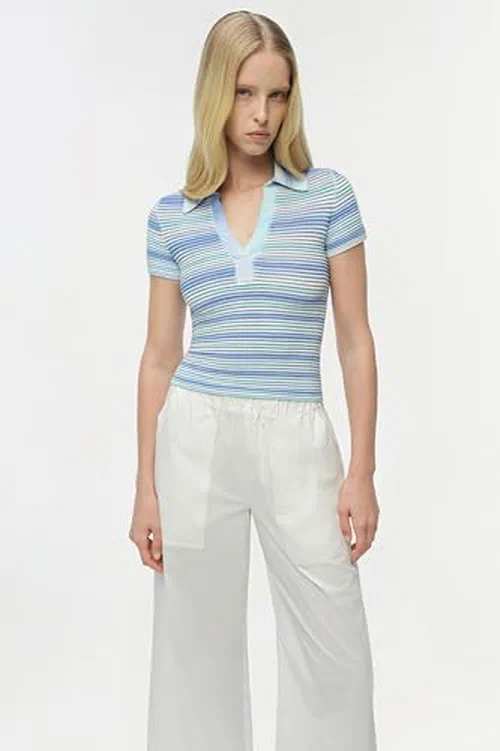 Paxton Knit Polo — view 3