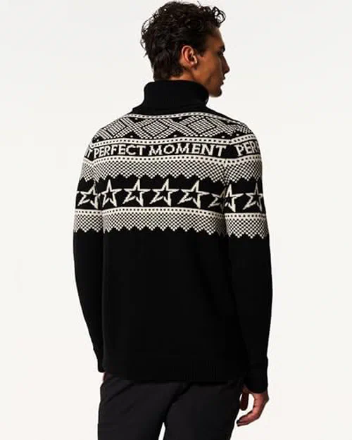 Perfect Moment, Fairisle Merino Wool Sweater — view 3