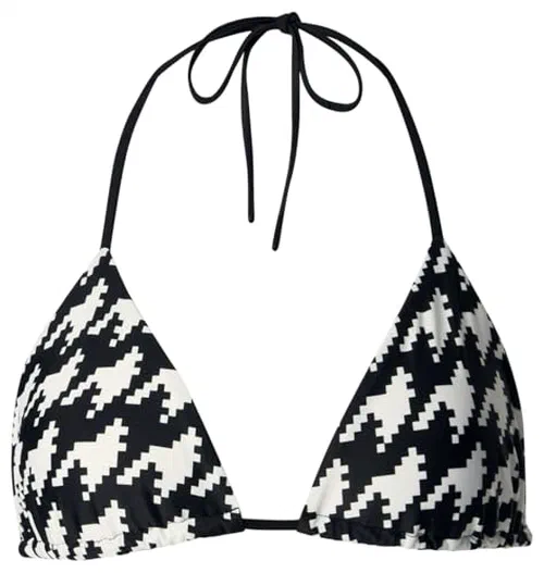 Perfect Moment, Houndstooth Bikini Top, M