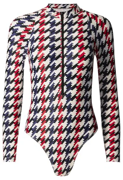 Perfect Moment, Houndstooth Long Sleeve Spring Suit, M