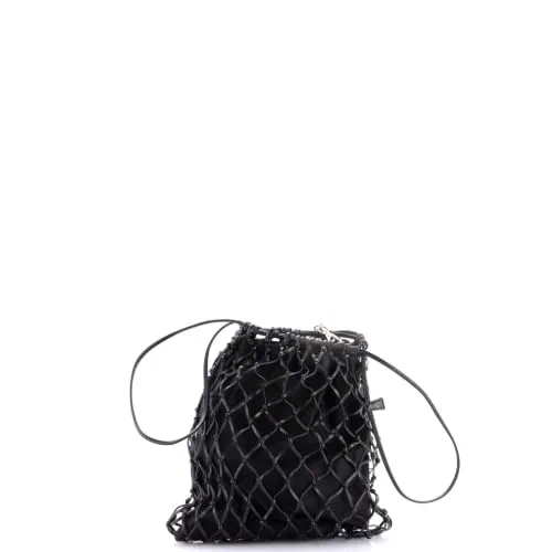 Prada, Pre-Loved Fishnet Chain Crossbody Bag — view 3