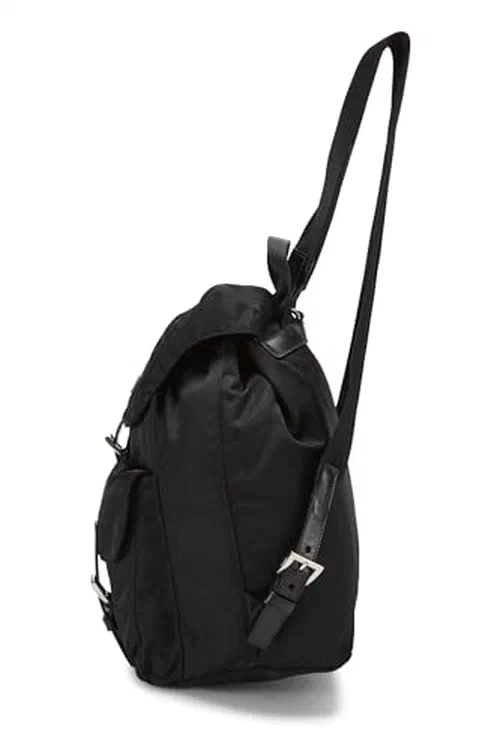 Prada, Pre-Loved Nylon Drawstring Backpack — view 3