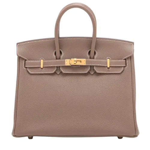 Pre-Loved Birkin Handbag Leather 25 with Gold Hardware