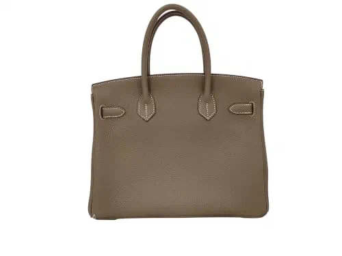 Pre-Loved Birkin Handbag Leather 30 with Gold Hardware — view 3