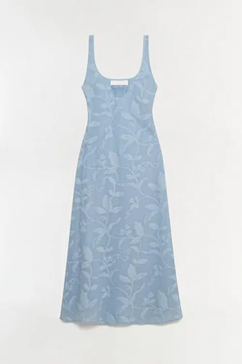 Rosalia Jacquard Midi Dress