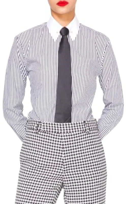 Sergio Hudson, Button Down Blouse (Tie Not Included)