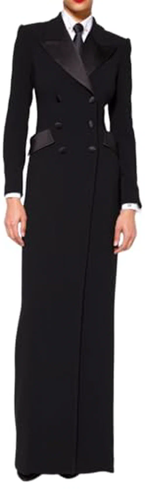 Sergio Hudson, Double Breasted Tuxedo Gown