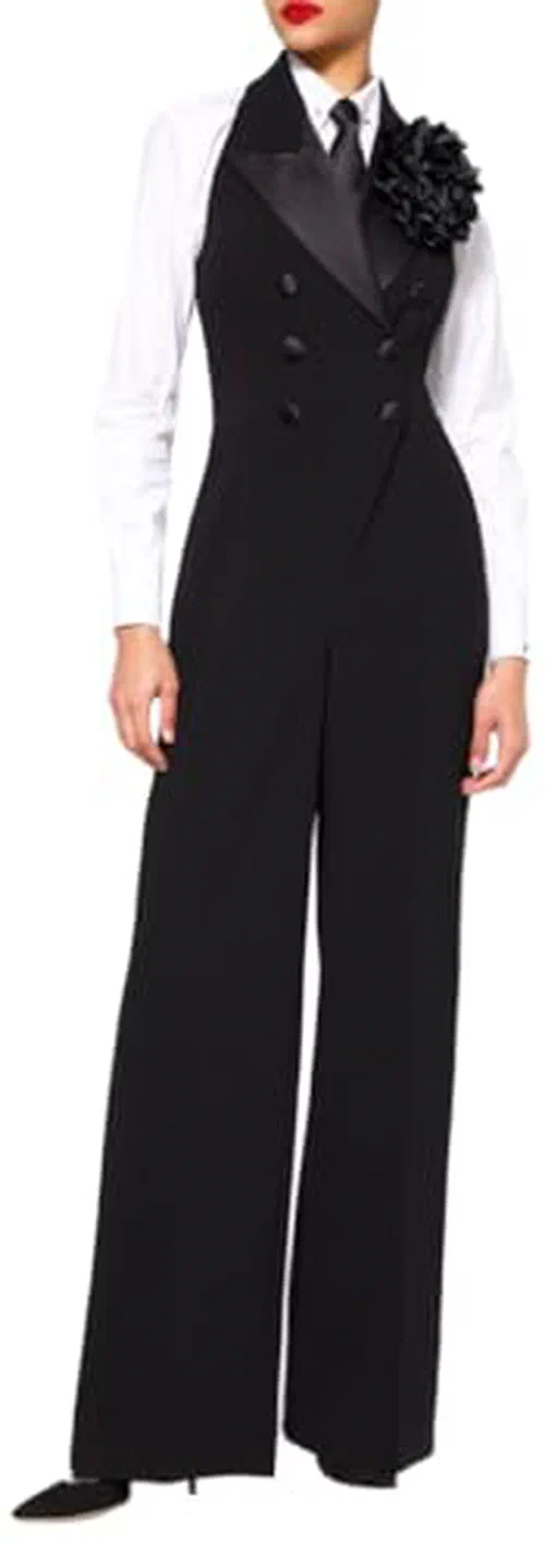 Sergio Hudson, Halter Tuxedo Jumpsuit