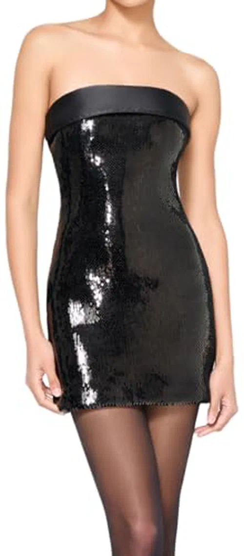 Sergio Hudson, Strapless Sequin Mini Dress