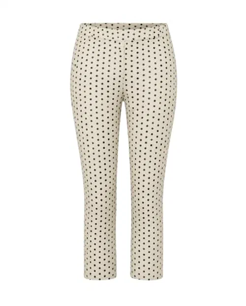 Shreya Printed CDC Capri Polka Dot / M