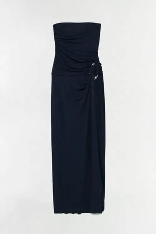 SIMKHAI, Emma Strapless Jersey Gown
