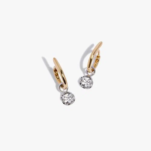 Six Hoop Whoopsie 1ct Diamond Daisy Earrings