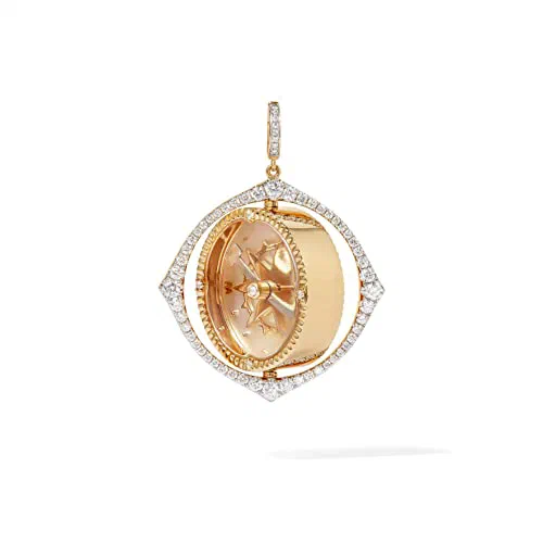 Spinning Compass Pendant — view 3