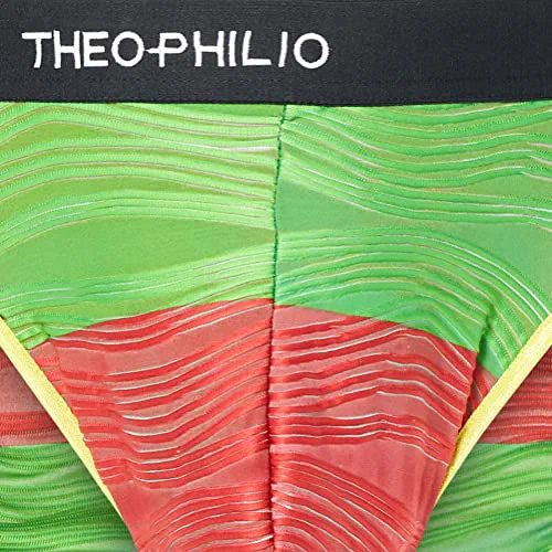 Theophilio, Men's Rasta Printed Speedo, XL — view 3