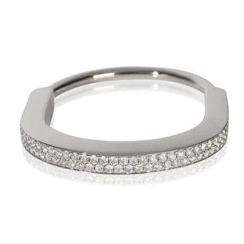 Tiffany & Co., Pre-Loved Lock Bracelet, White Gold, Diamond