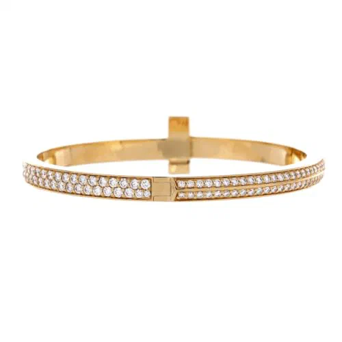 Tiffany & Co., Pre-Loved T1 Hinged Bangle Bracelet Wide — view 3