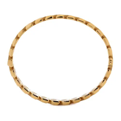 Tiffany & Co., Pre-Loved Victoria Vine Hinged Bangle Bracelet — view 3