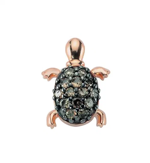 Turtle 14k Rose Gold Earring, KP13511