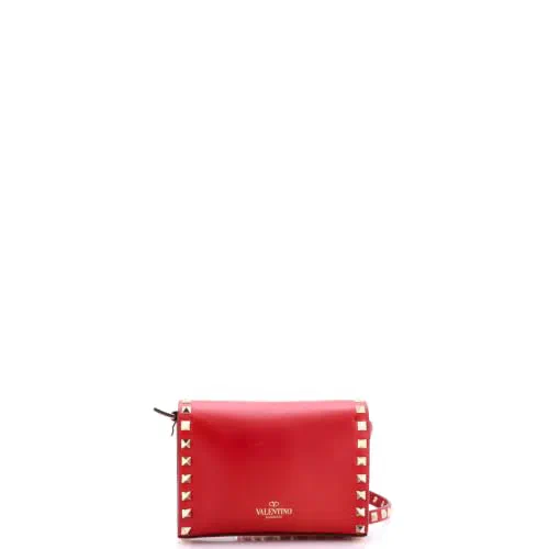Valentino Garavani, Pre-Loved Rockstud Flip Lock Flap Bag Mini — view 3