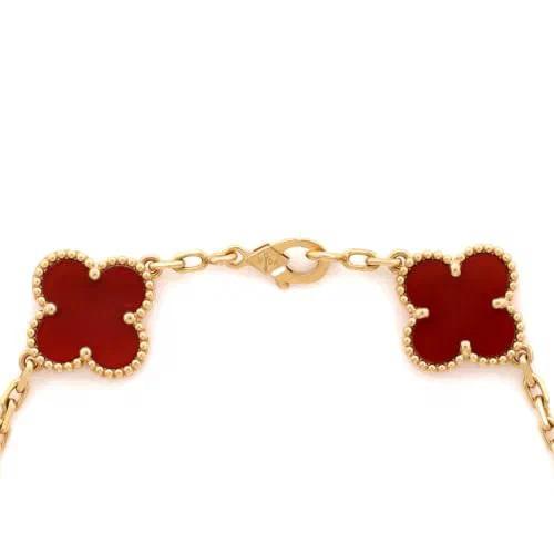 Van Cleef & Arpels, Pre-Loved Vintage Alhambra 5 Motifs Bracelet — view 3