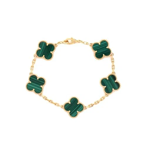 Van Cleef & Arpels, Pre-Loved Vintage Alhambra 5 Motifs Bracelet
