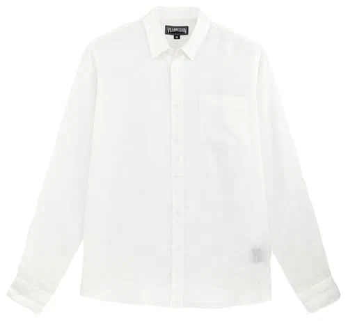 Vilebrequin Men Linen Shirt Solid, 6XL