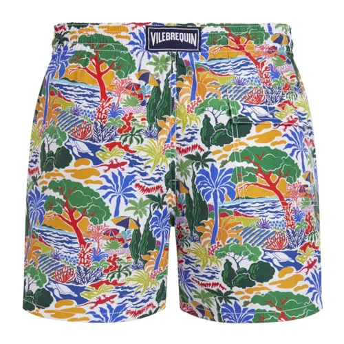 Vilebrequin, Men Swim Shorts Seaside Life, L — view 3