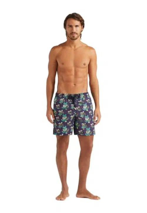 Vilebrequin, Men Swim Trunks Landscape Turtles, M — view 2