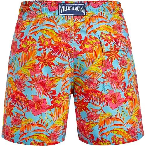 Vilebrequin Men Swim Trunks Tahiti Flowers, M — view 2
