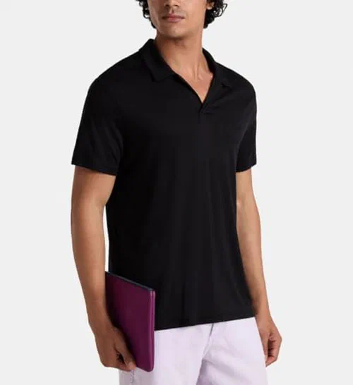 Vilebrequin, Men Tencel Polo Shirt Solid, XXXL — view 2
