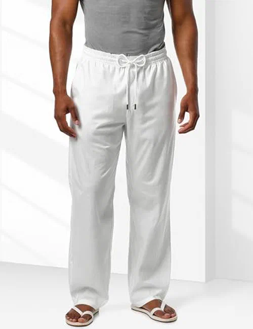 Vilebrequin, Men's Linen Pants Solid, 5XL — view 2