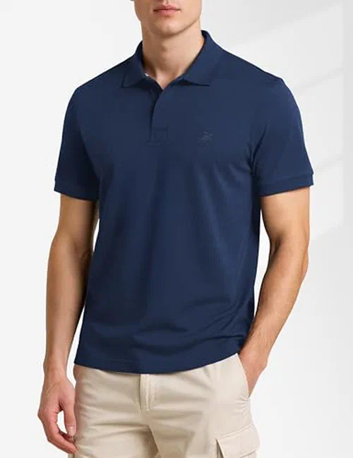 Vilebrequin, Men's Organic Cotton Pique Polo Solid, 6XL — view 2