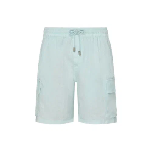 Vilebrequin, Men's Relaxed Fit Linen Cargo Shorts, XL