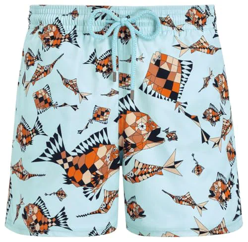 Vilebrequin, Men's Stretch Short Swim Trunks Vatel, XXXL