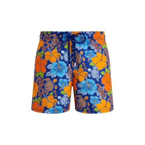 Vilebrequin, Men's Swim Shorts Tropical Turtle, L