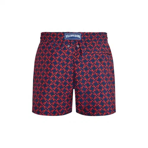 Vilebrequin, Men's Ultra-Light and Packable Swim Shorts Lobster, M — view 2