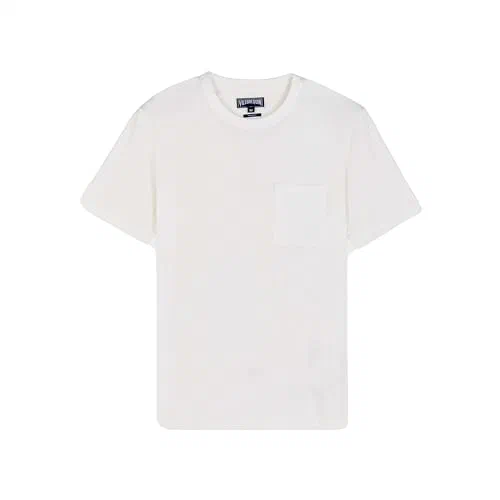 Vilebrequin, Organic Cotton T-Shirt Solid, chalk, XL
